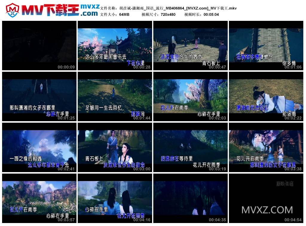 胡彦斌-潇湘雨_国语_流行_MB406864